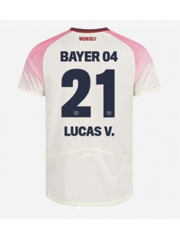 Billige Bayer Leverkusen Lucas Vazquez #21 Bortedrakt 2025-26 Kortermet